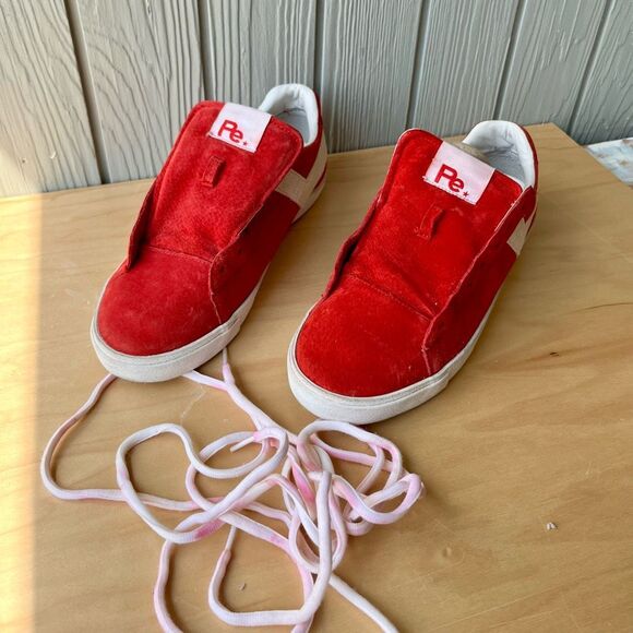 PONY x Joey Bada$$ Topstar Lo Pro Era Red Suede Sneakers – Men’s 9.5 - Picture 1 of 12